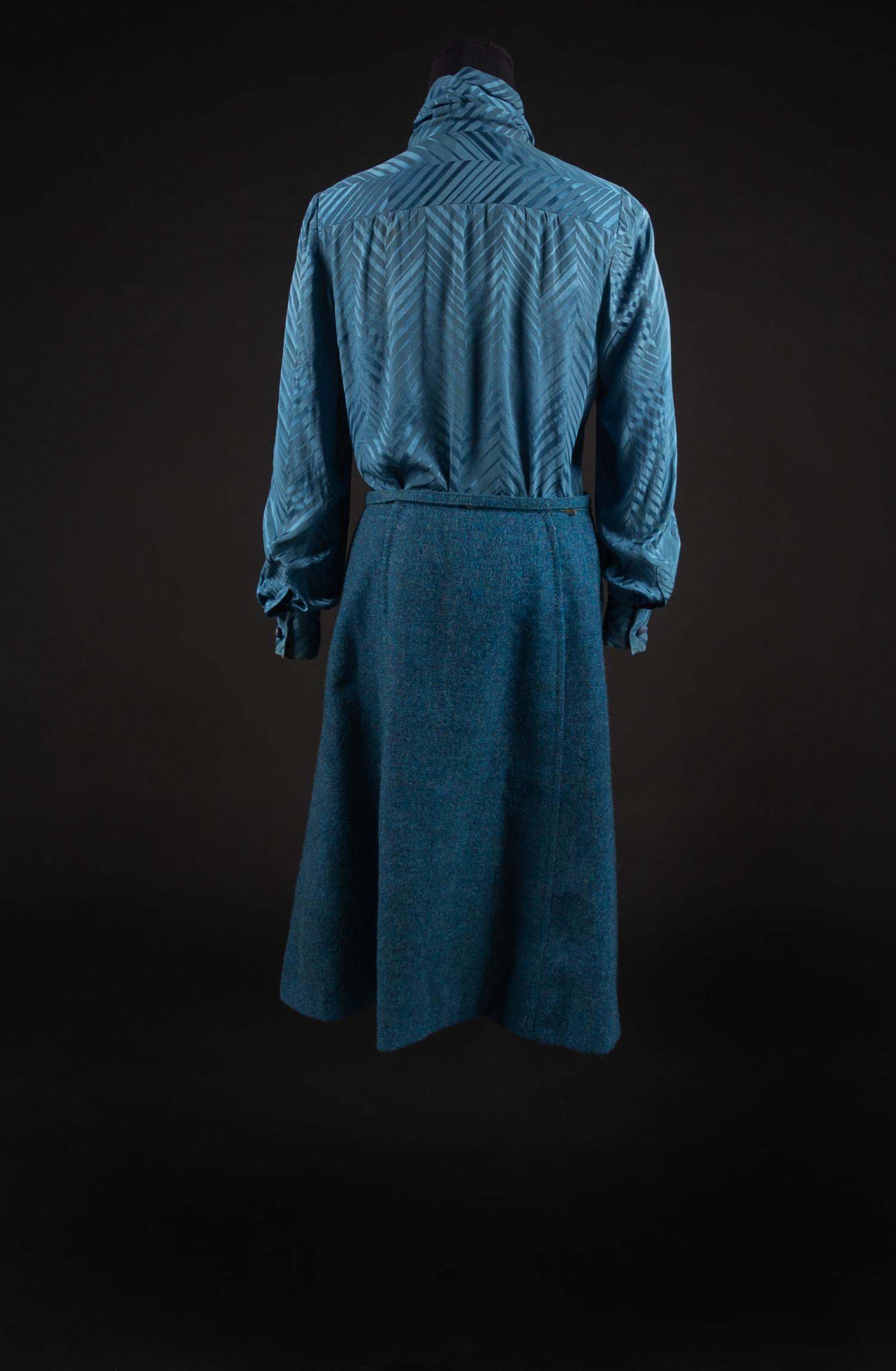 Christian Dior by Marc Bohan Haute Couture Ensemble, Autumn-Winter 1973 — Worn by Dame Olivia de Havilland