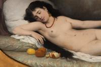 Danae Reclining with Oranges , 1873