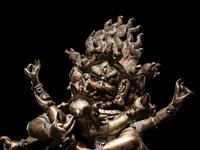 A Sino-Tibetan Bronze Figure of Vajrapani