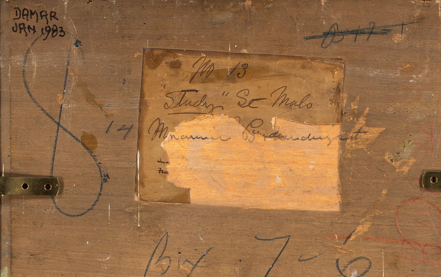 Study St. Malo No. 13 , c. 1907