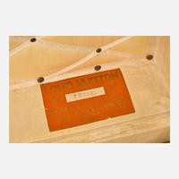 A Louis Vuitton Monogrammed Canvas Steamer Trunk Early 20th-century