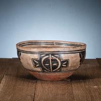Cochiti Pottery Bowl, with Birds