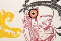 Pecheur sur la plage and Baj chez Picasso 11 (a pair of works), 1962 and 1969