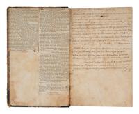 [JOHNSTON, John (1775-1861), his copies]. Early Indian Affairs and Ohio Valley sammelbands and books of Indian Agent John Johnston.
