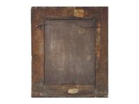 A William & Mary Gesso, Painted and Parcel-Gilt Wood Mirror