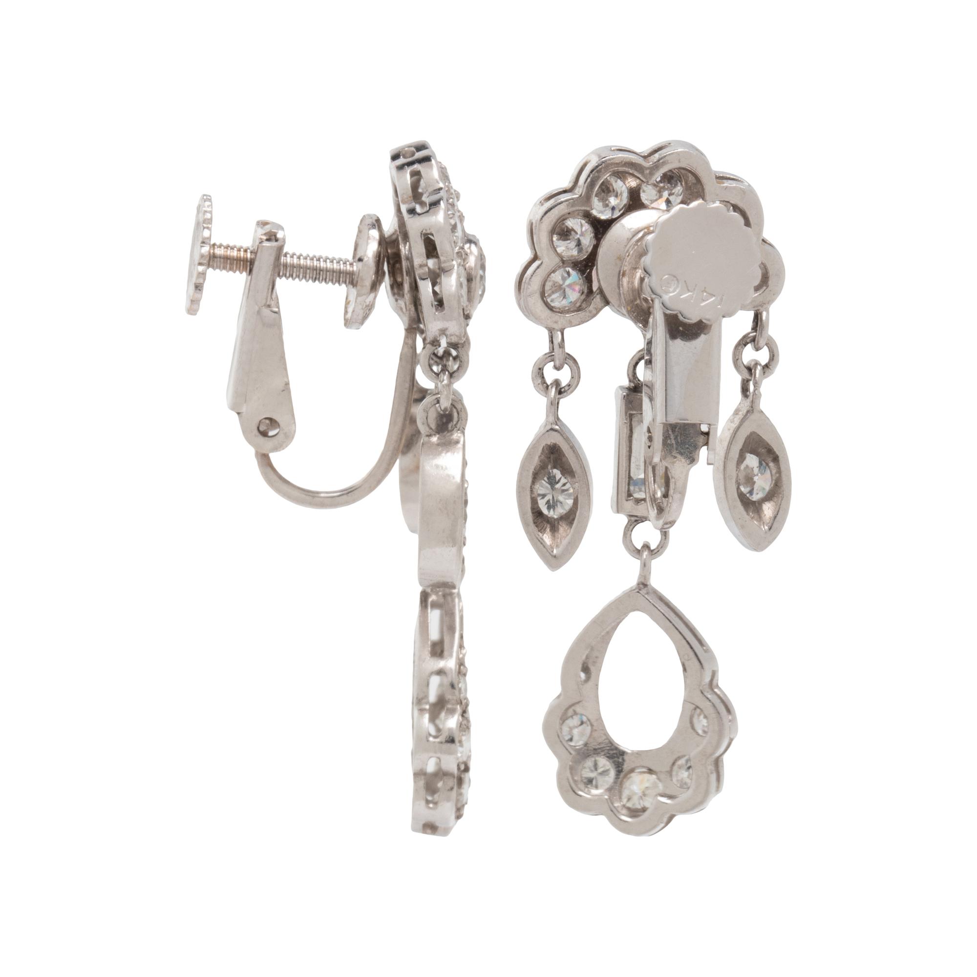 DIAMOND CLIP EARRINGS