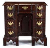 Chippendale mahogany kneehole desk eastern massachusetts, circa 1760