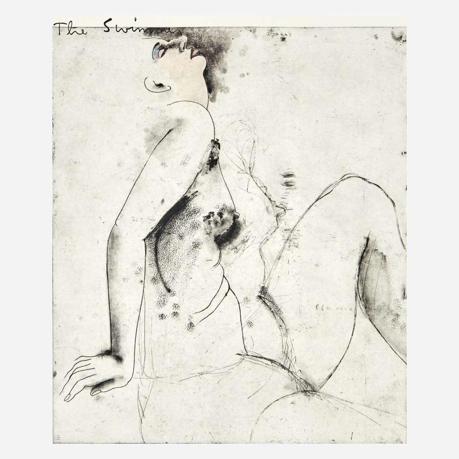 Jim Dine (American, B. 1935) The Swimmer (from Eight Sheets from an Undefined Novel)