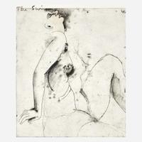 Jim Dine (American, B. 1935) The Swimmer (from Eight Sheets from an Undefined Novel)