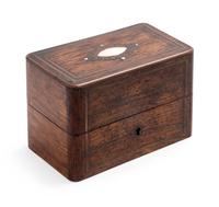 A Mother-of-Pearl Inlaid Rosewood Box