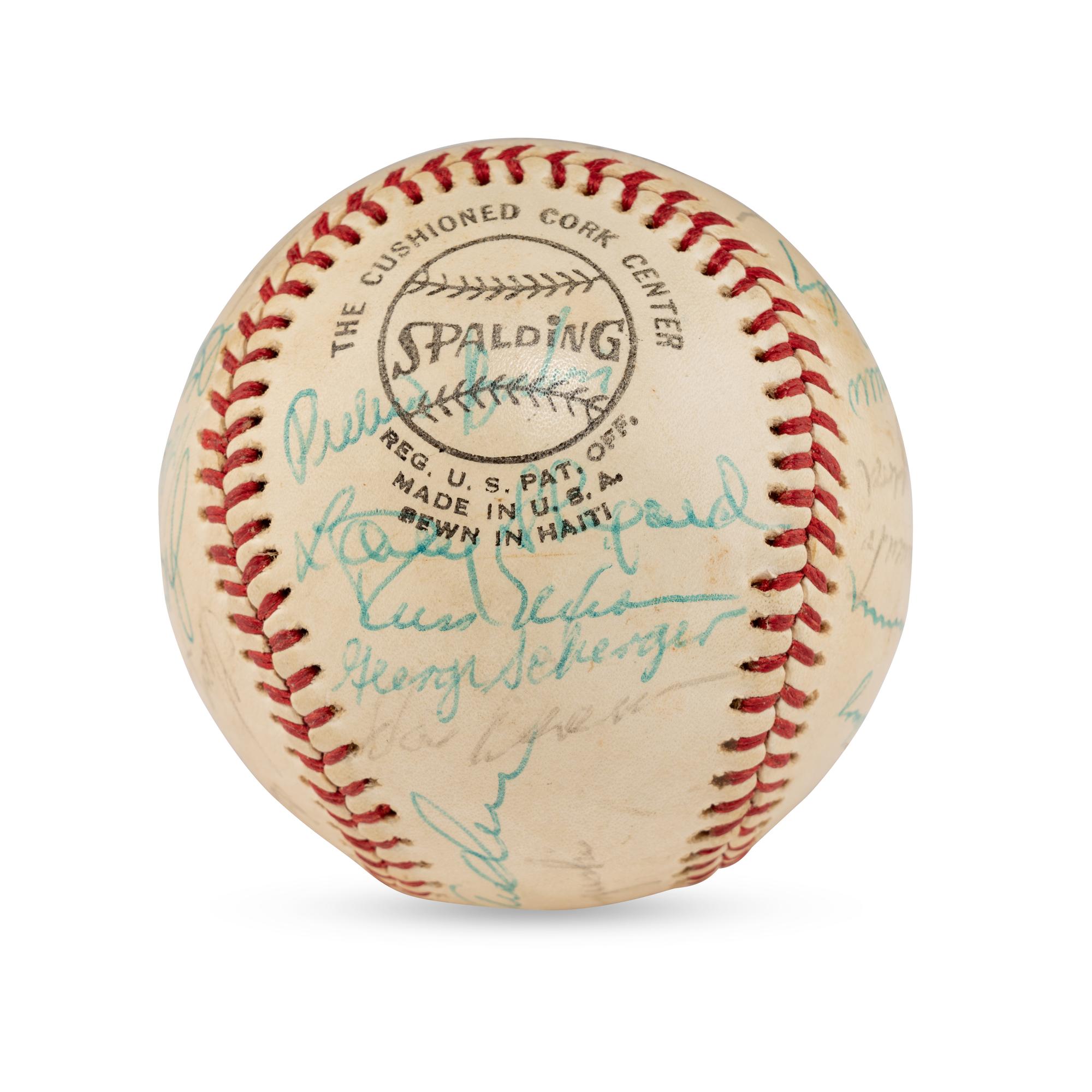 A 1976 Cincinnati Reds Team Signed Autograph Baseball