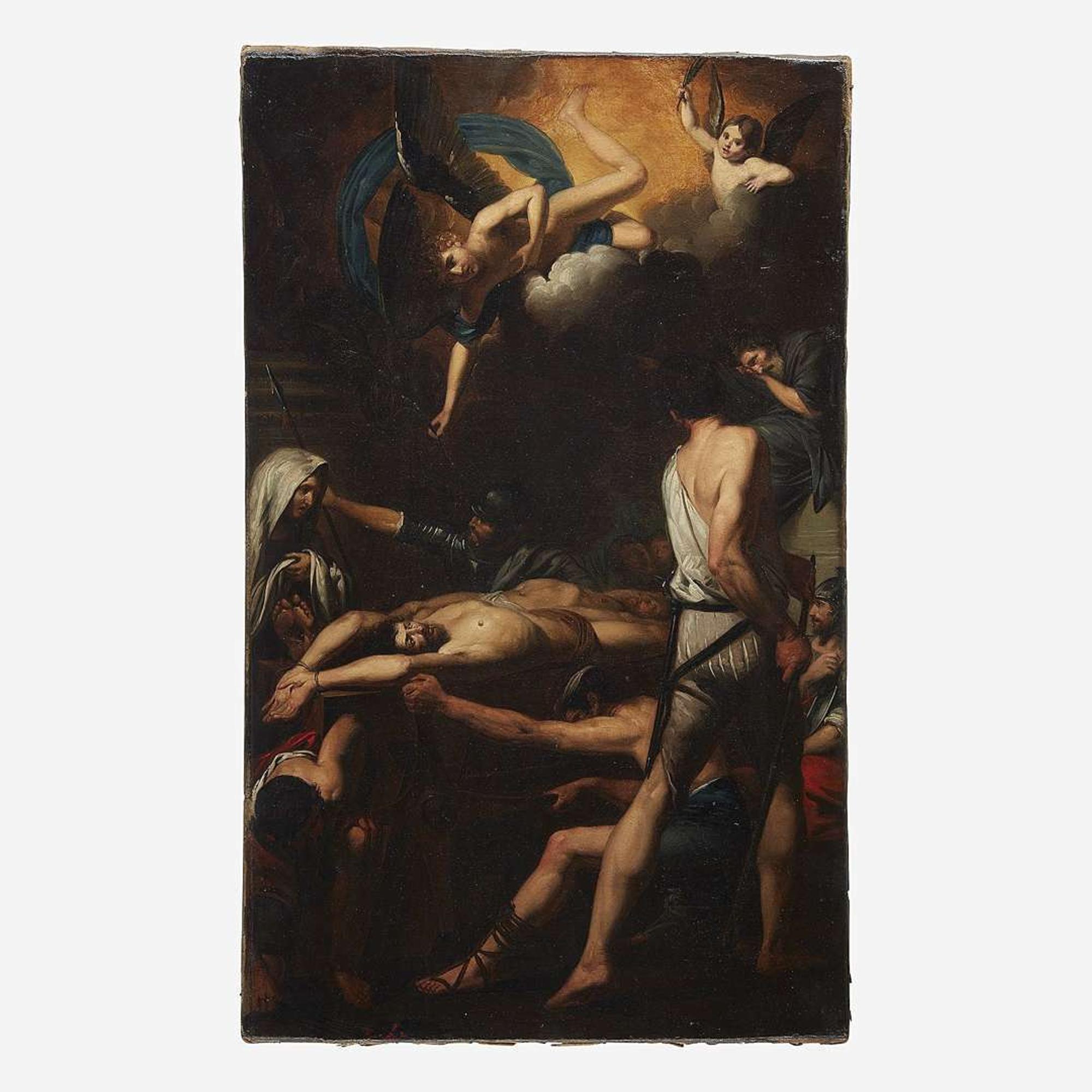 Valentin de Boulogne (French, 1591–1632) Étude pour Le Martyre de Saint Procès et Saint Martinien