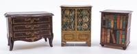 A Group of Three British Biscuit Tins Height of tallest 7 1/4 inches. — VARIOUS MAKERS