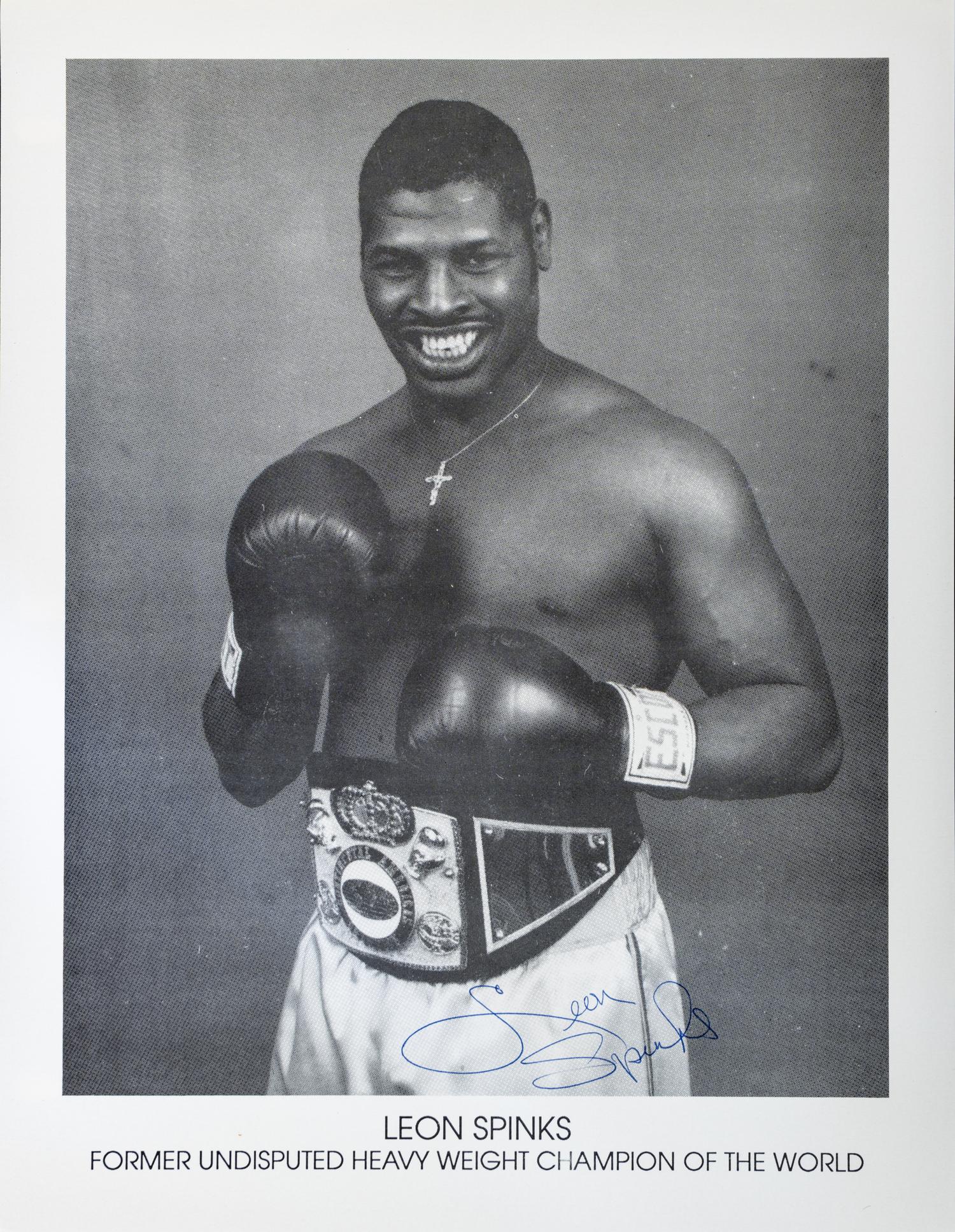 A Group of 14 Heavyweight Boxing Champion Signed Autograph Photos Including Muhammad Ali,