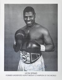 A Group of 14 Heavyweight Boxing Champion Signed Autograph Photos Including Muhammad Ali,