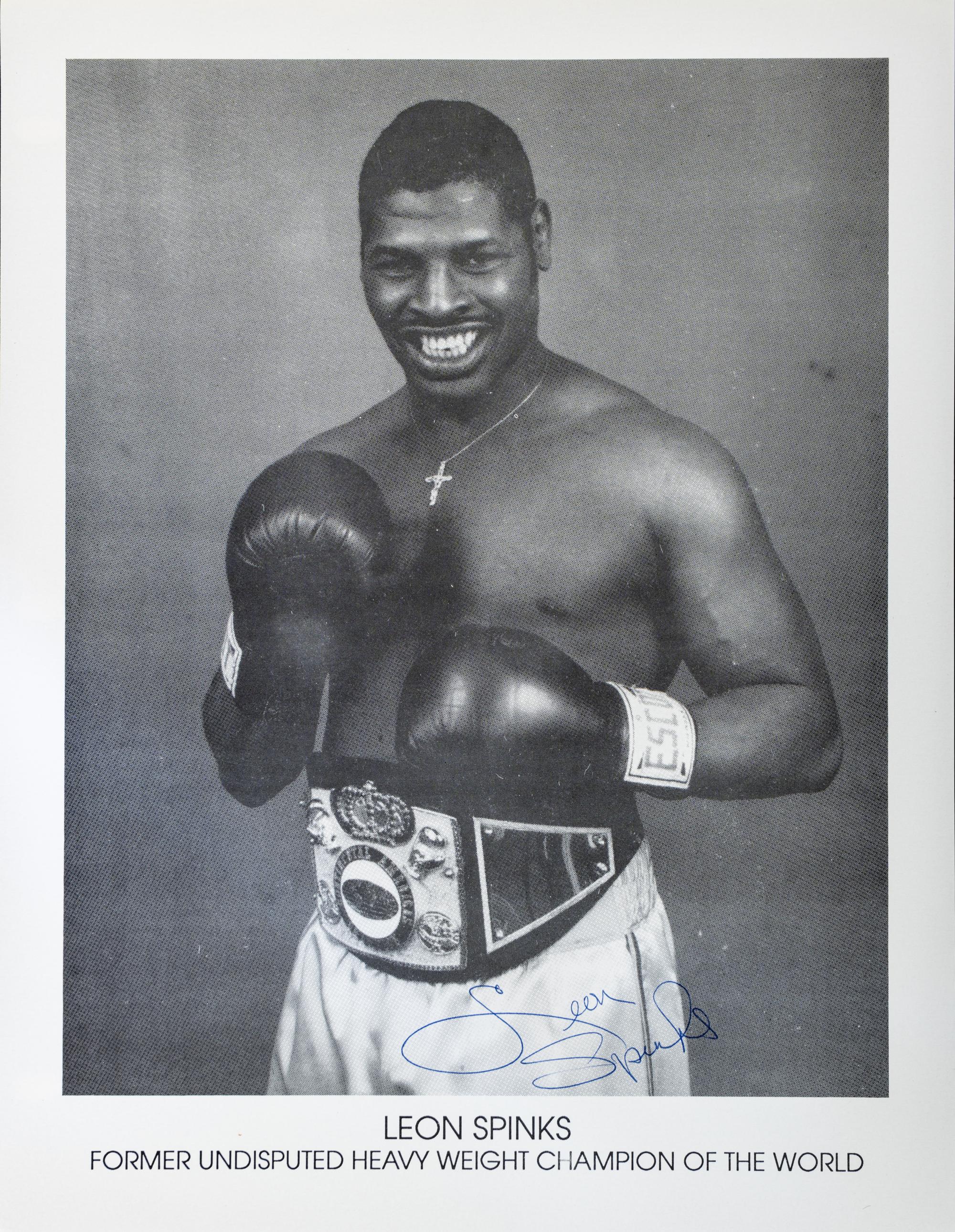 A Group of 14 Heavyweight Boxing Champion Signed Autograph Photos Including Muhammad Ali,