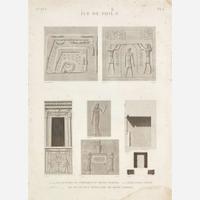 A Suite of Five Engravings from 'Description de l'Égypte'