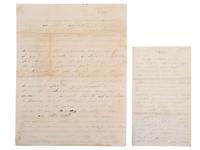 [CIVIL WAR]. Letters of Lewis Moore, Co. B, 1st Pennsylvania Cavalry.