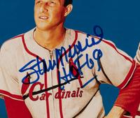 A Group of Eight Stan Musial Signed Autograph Photos from Stan The Man, Inc.