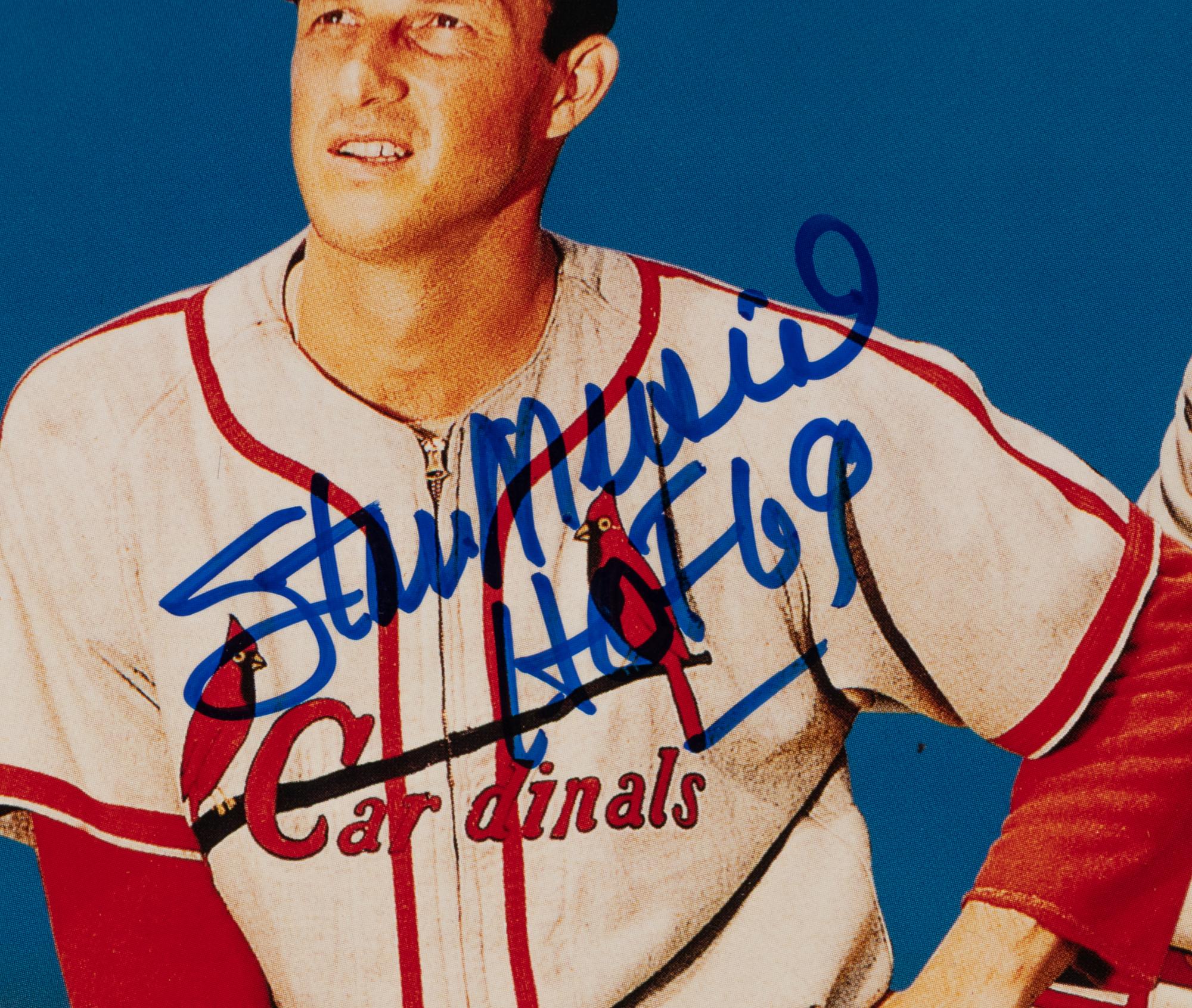 A Group of Eight Stan Musial Signed Autograph Photos from Stan The Man, Inc.