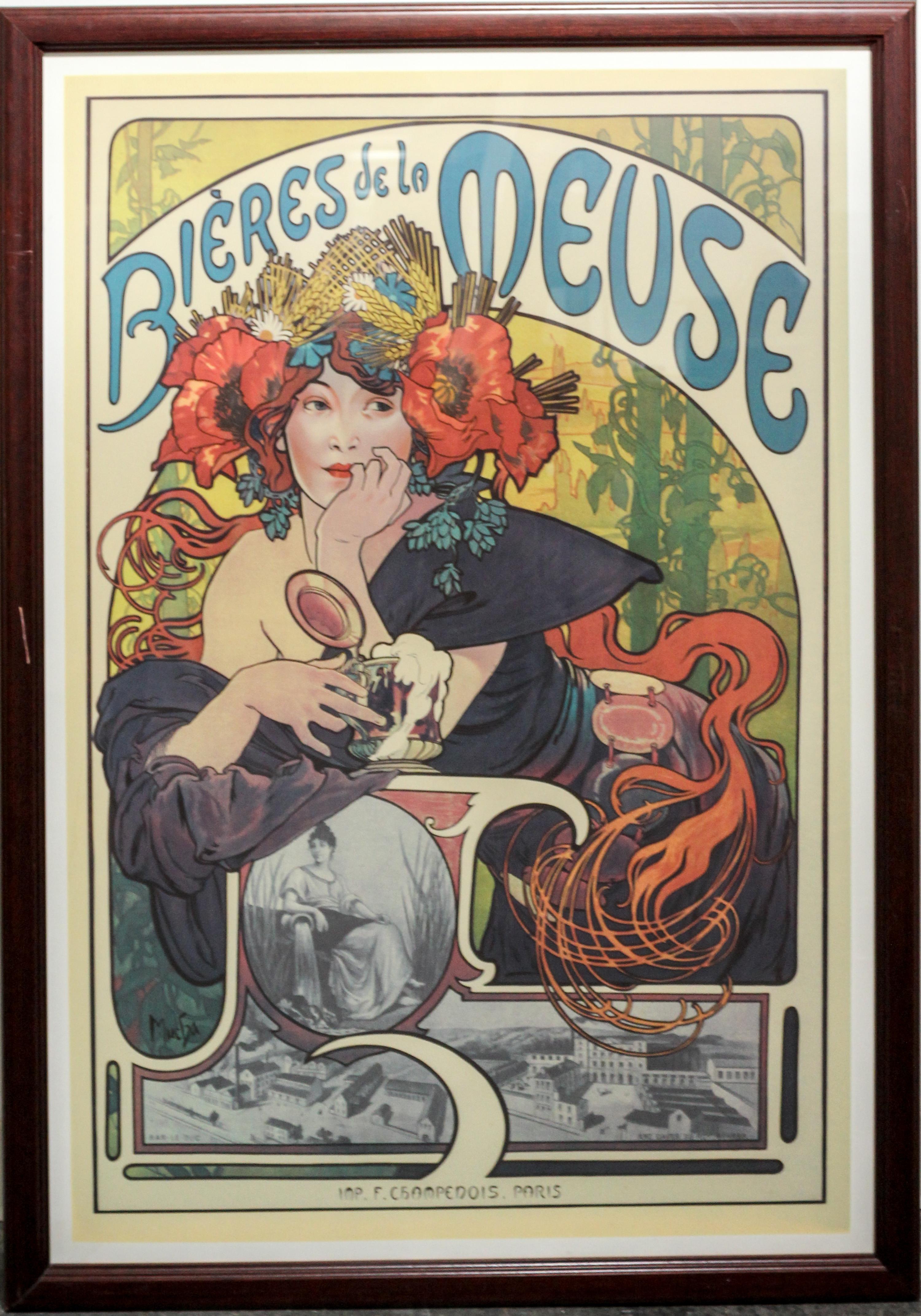 After Alphonse Mucha, (Czech, 1860-1939), Bieres de la Meuse