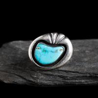 Kenneth Begay (Diné, 1913-1977) — Sterling Silver and Turquoise Ring