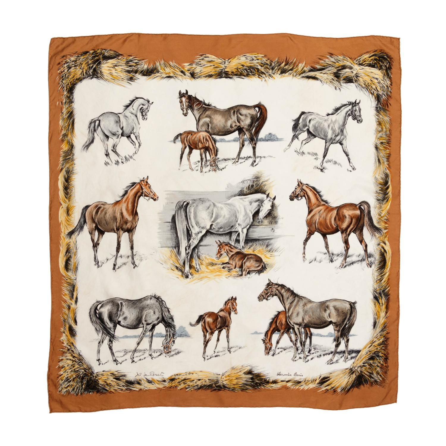 Two Hermès Scarves