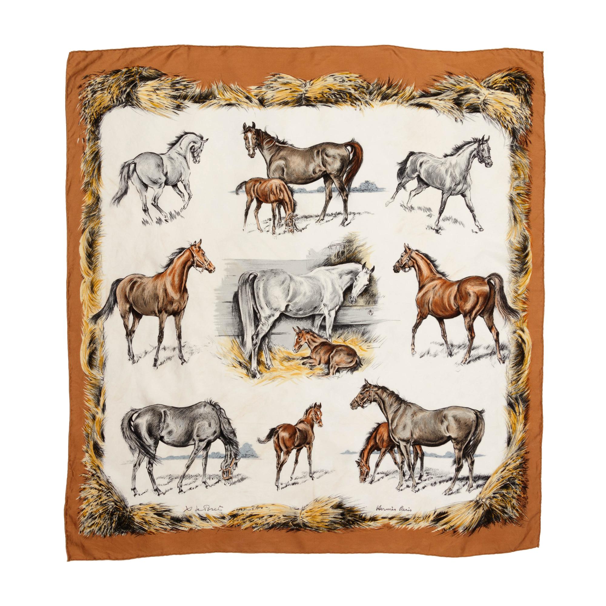 Two Hermès Scarves
