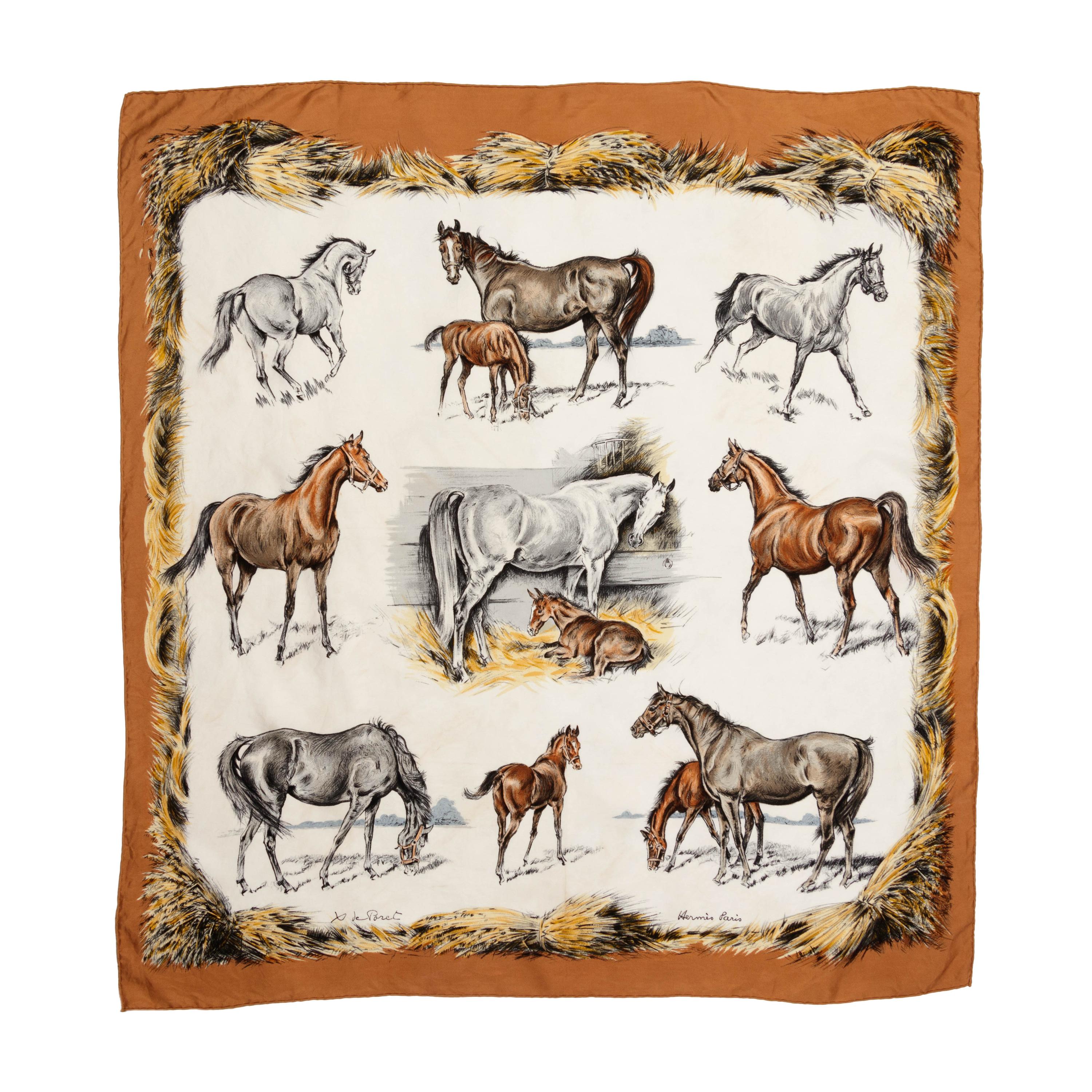 Two Hermès Scarves