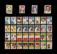A Collection of Over 300 1969 Topps Baseball Cards Including Multiple Hall of Famers