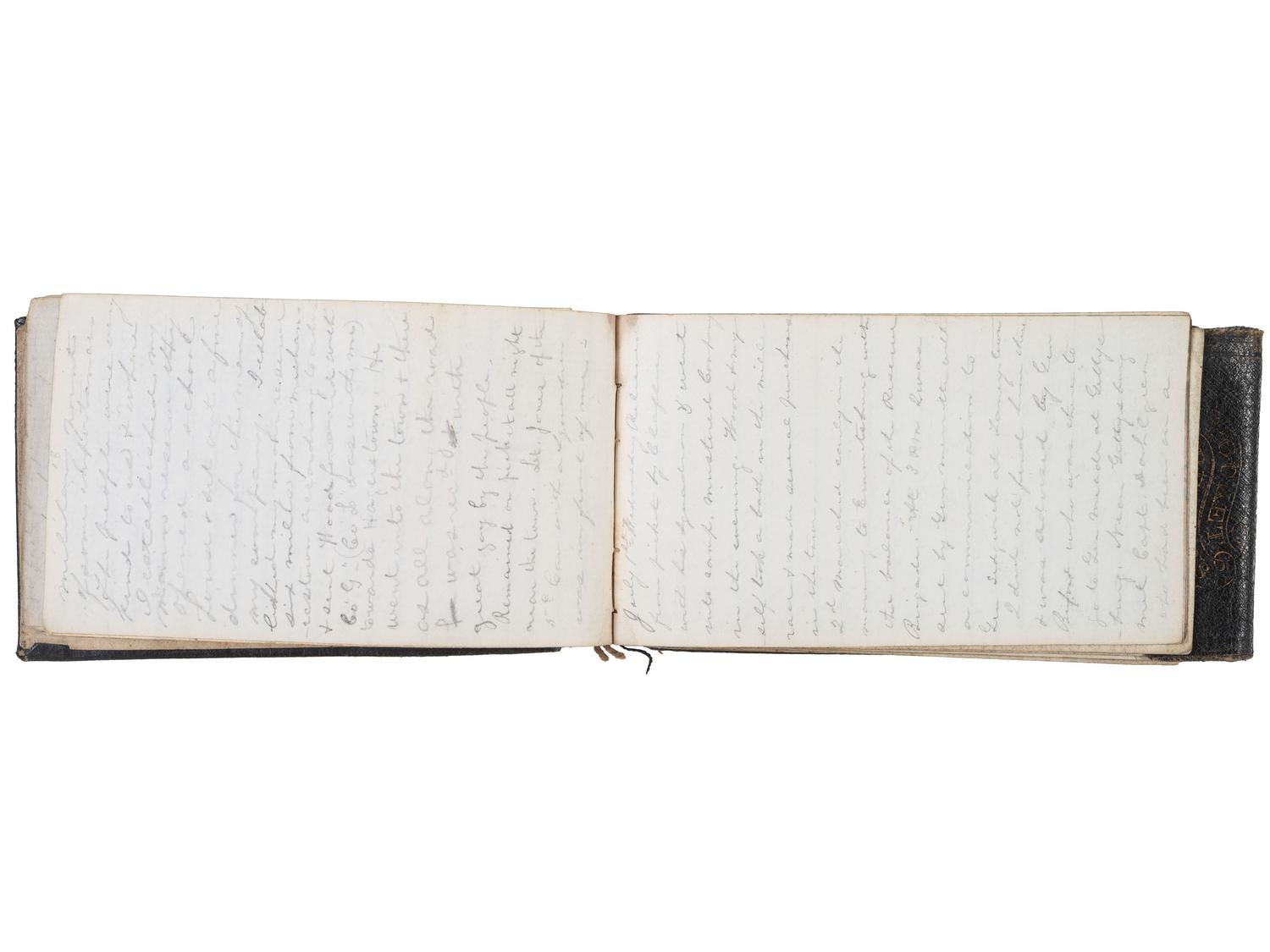 [CIVIL WAR]. War-date letters and diary of Capt. Tattnall Paulding (1840-1907), 6th US Cavalry, POW Battle of Fairfield, incl. Gettysburg Campaign and Libby Prison content.