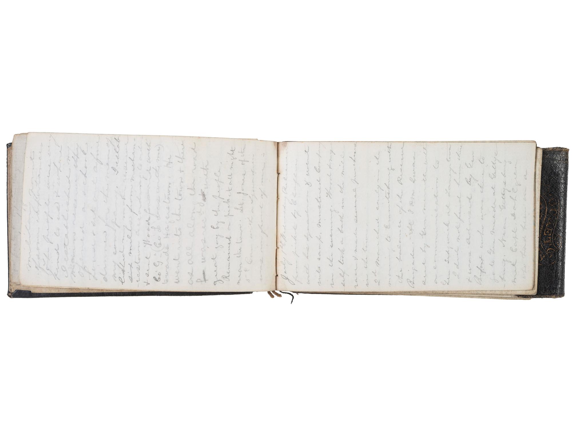 [CIVIL WAR]. War-date letters and diary of Capt. Tattnall Paulding (1840-1907), 6th US Cavalry, POW Battle of Fairfield, incl. Gettysburg Campaign and Libby Prison content.