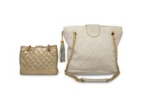 Two Chanel Shoulder Bags, Late 20th Century