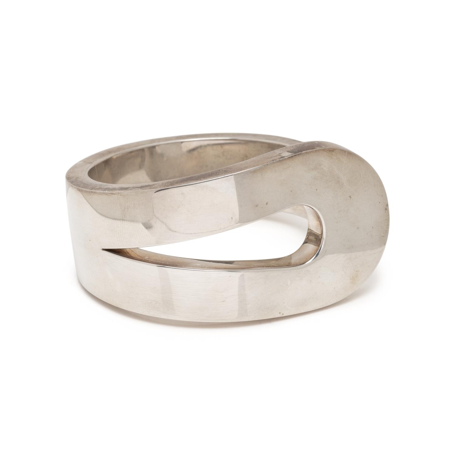 TIFFANY & CO., STERLING SILVER 'LOOP' CUFF BRACELET