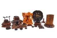 A Group of Chinese Wood Stands