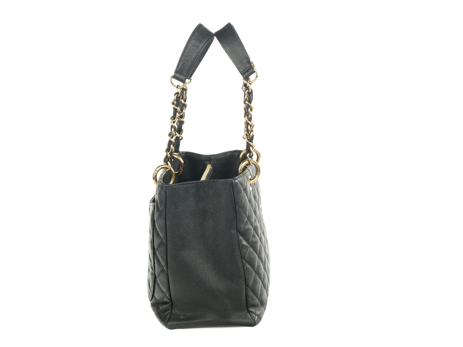 Chanel Grand Shopping Tote in Quilted Caviar Leather, 2011