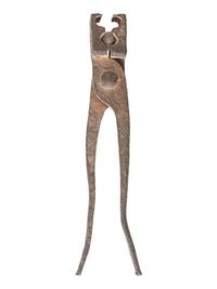 [CIVIL WAR]. .52 caliber bullet mold from Sharpshooter's Ridge, Glorieta, New Mexico, attributed as Sharps carbine Model 1859 example.