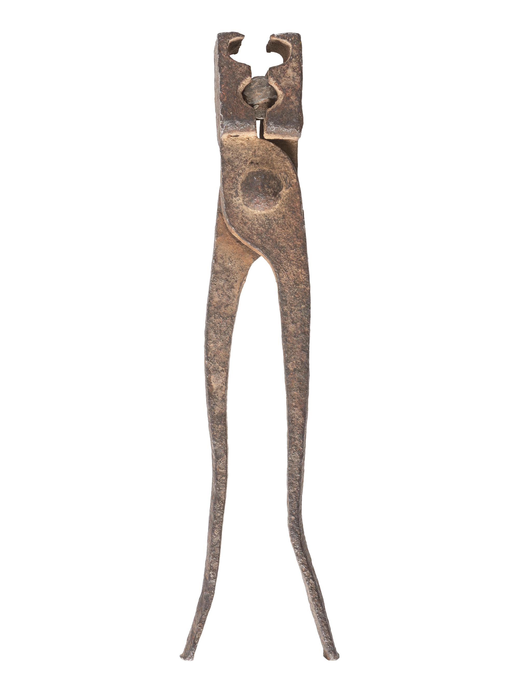 [CIVIL WAR]. .52 caliber bullet mold from Sharpshooter's Ridge, Glorieta, New Mexico, attributed as Sharps carbine Model 1859 example.