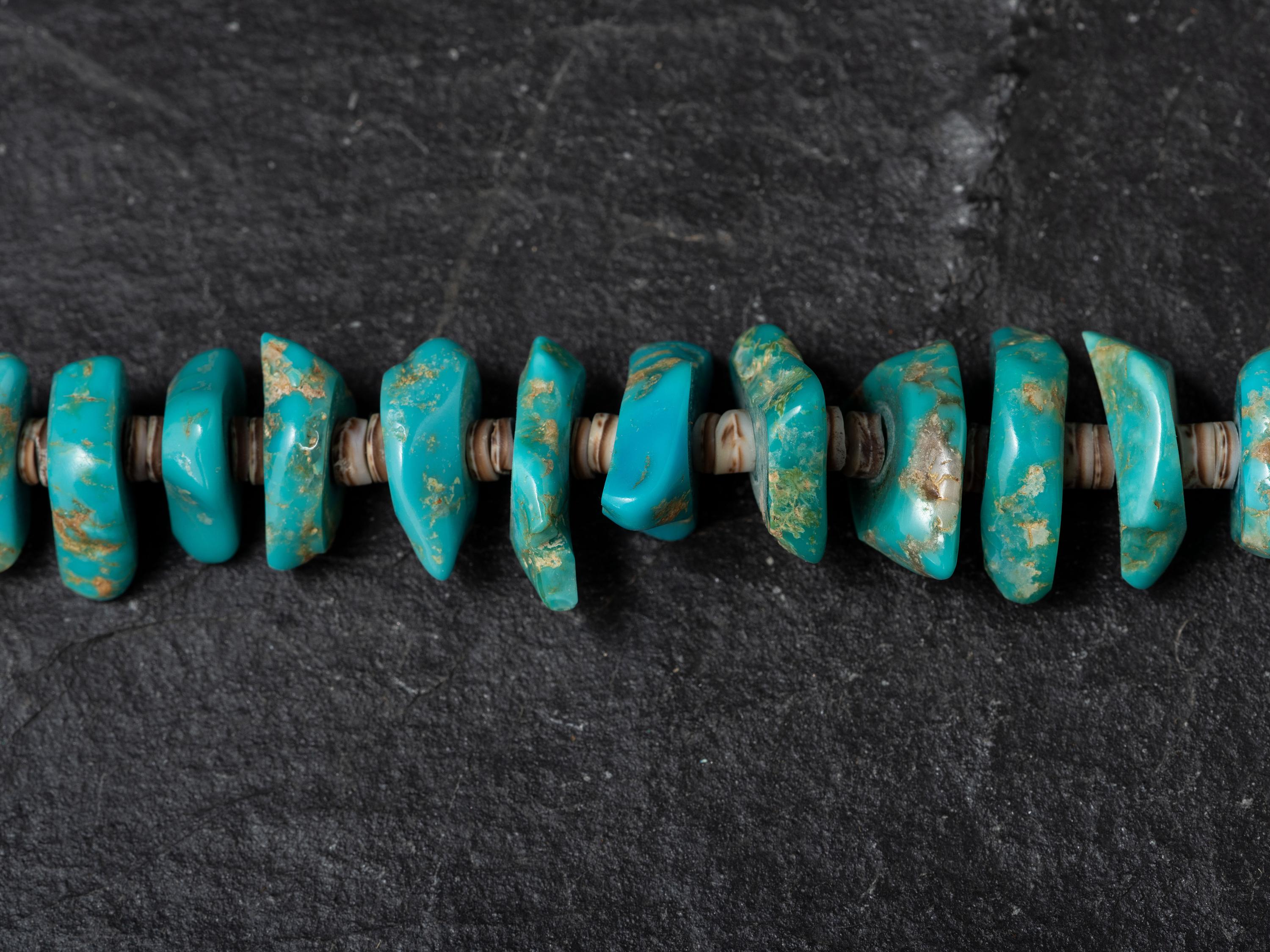 Southwestern Turquoise Nugget Necklace and Eagle Pendant