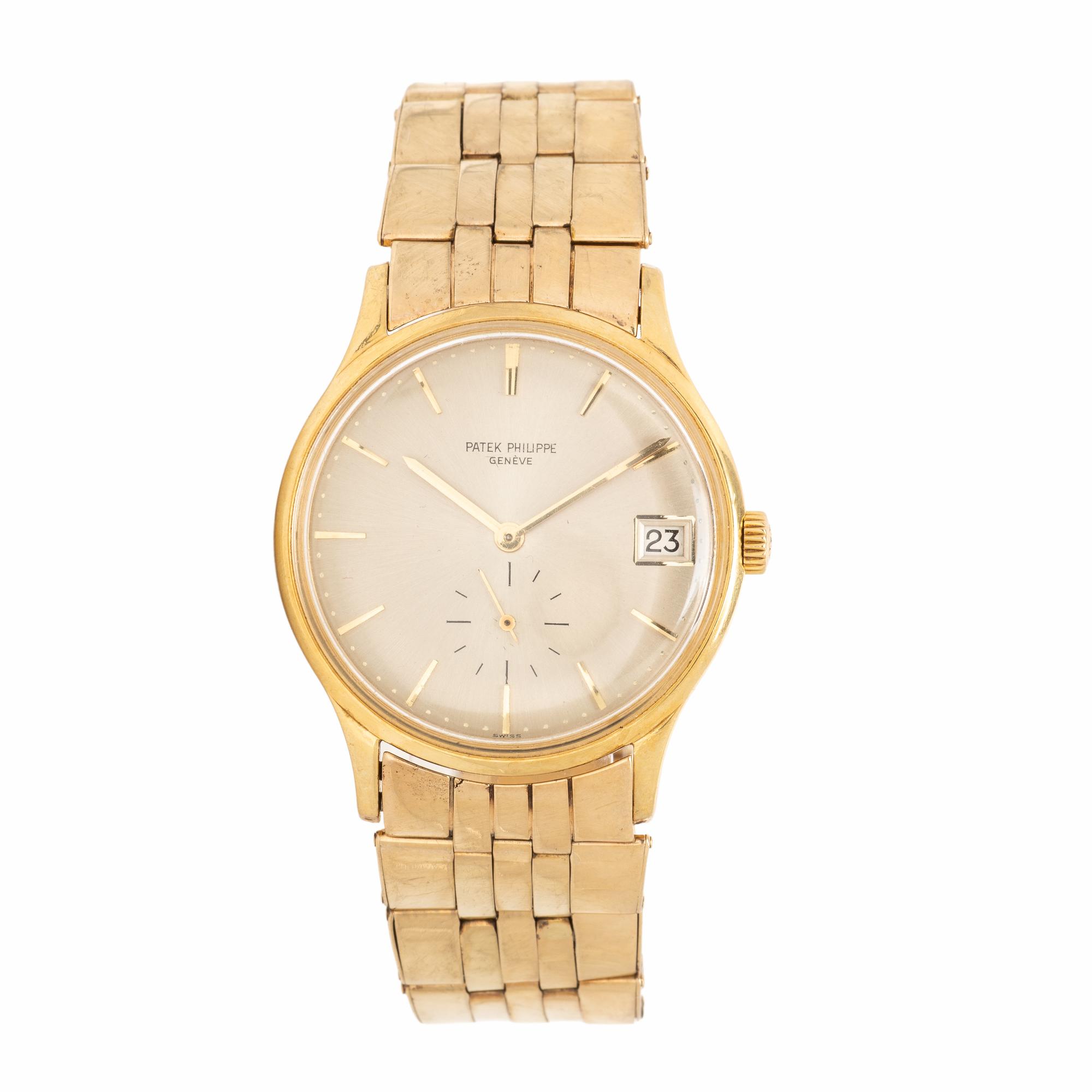 Patek Philippe, Ref. 3514, 18K Yellow Gold 'Calatrava' Date Watch