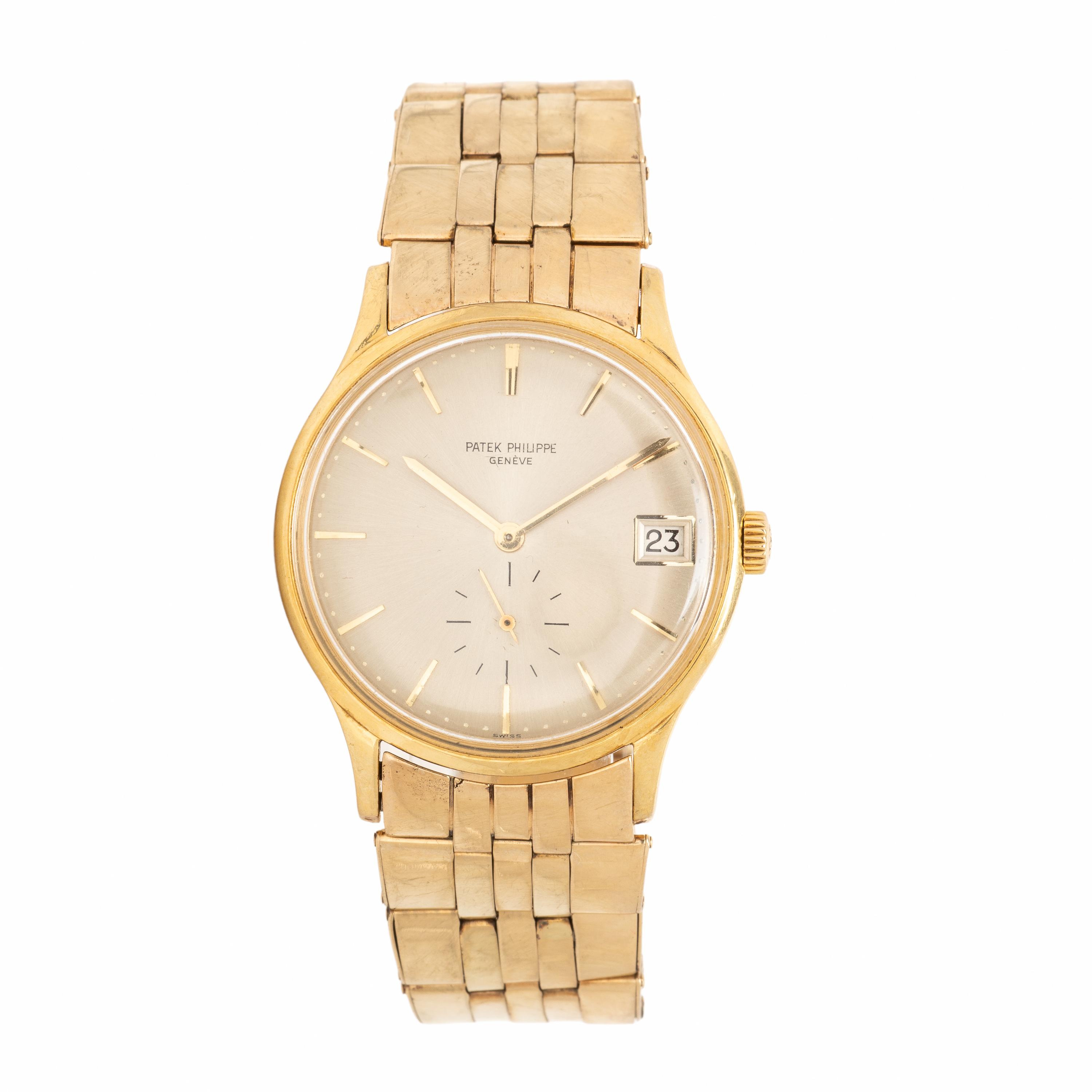 Patek Philippe, Ref. 3514, 18K Yellow Gold 'Calatrava' Date Watch
