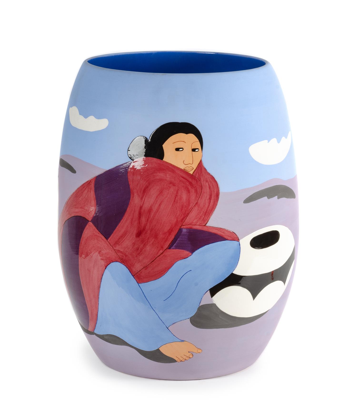 R.C. Gorman Height 17 1/2 inches — (Navajo, 1931-2005)