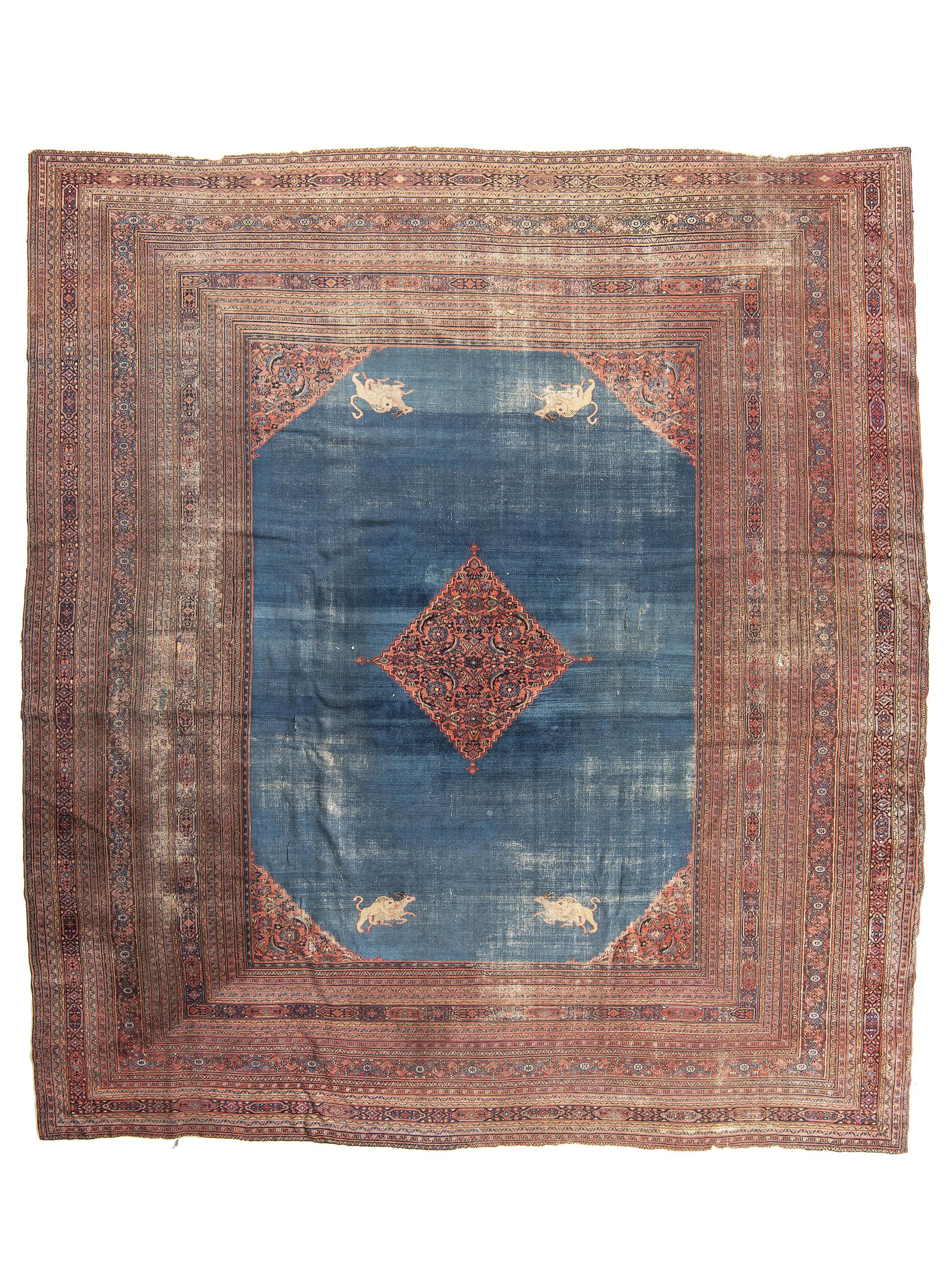 A Kirman Wool Carpet