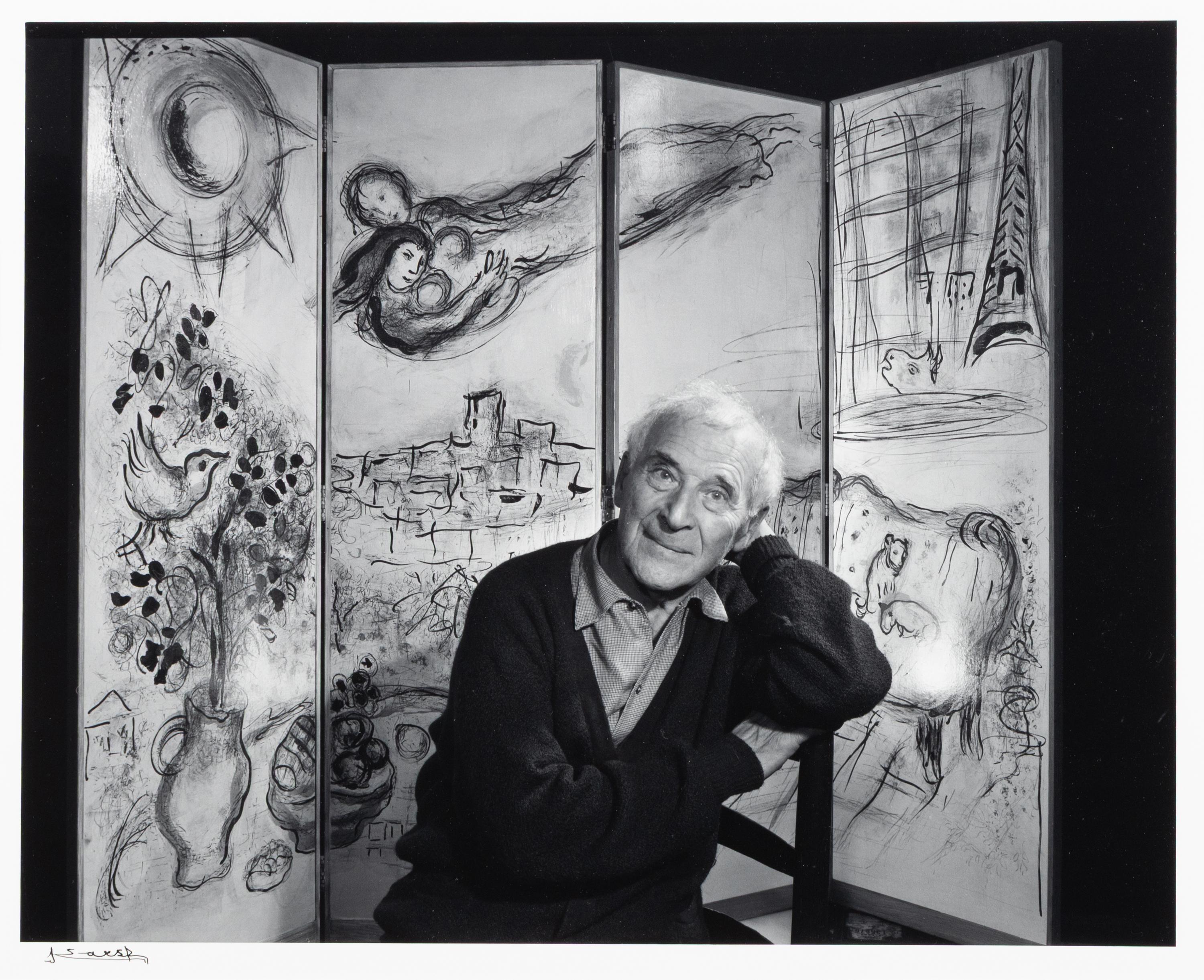 Yousuf Karsh (Armenian/Canadian, 1908–2002) — Marc Chagall, 1965