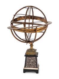 A Gilt Metal Armillary Sphere