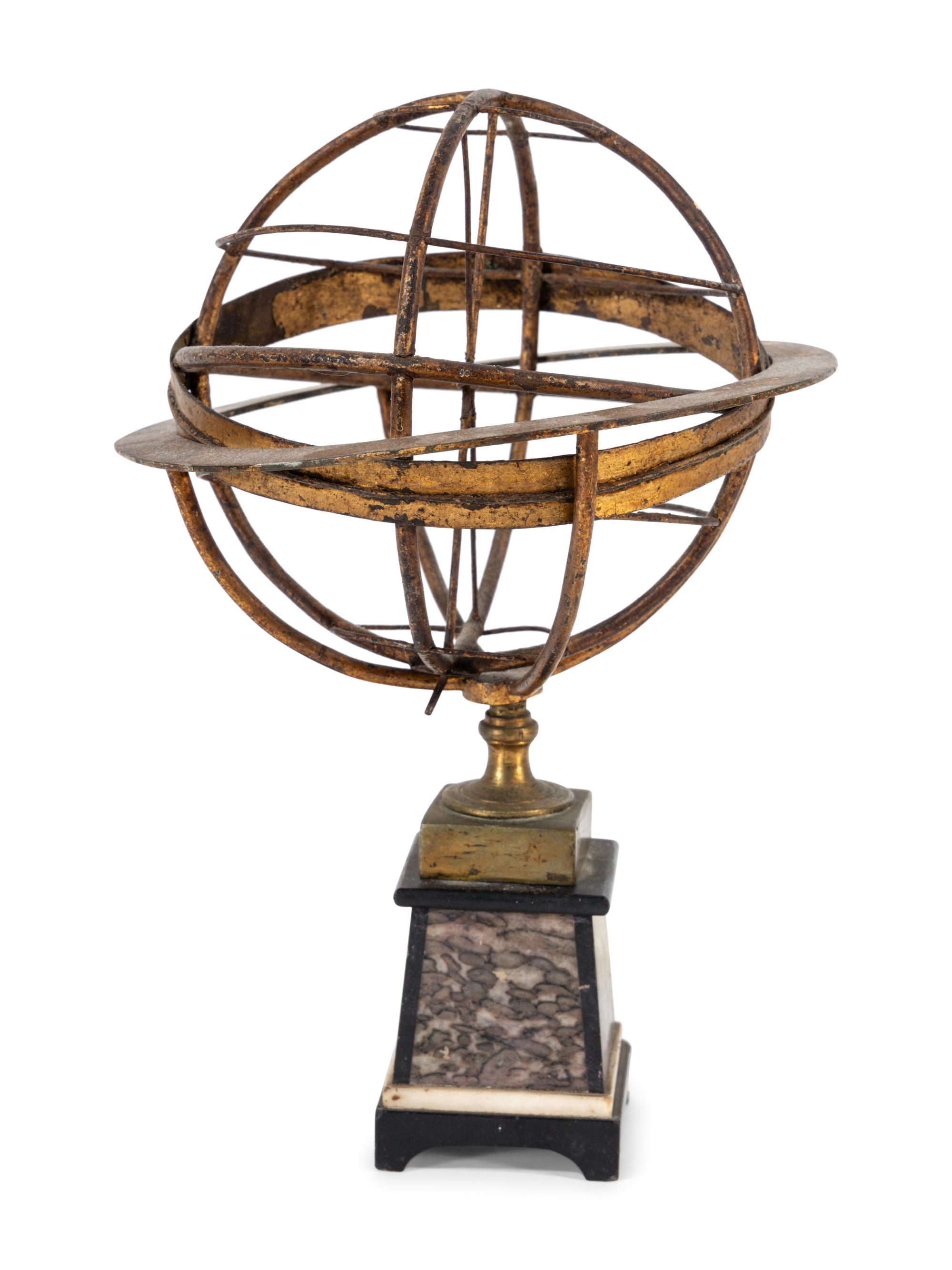 A Gilt Metal Armillary Sphere