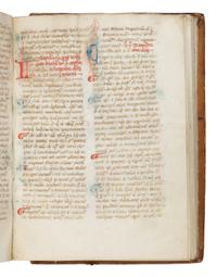 STEPHANUS BEDOCIUS (?) Liber de fructibus poenitentiae ( The Fruits of Penance ), in Latin, manuscript on parchment [Southern France, Provence, first half of 14th century]