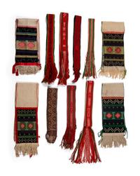 Collection of Navajo and Hopi Sashes