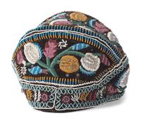 Haudenosaunee Beaded Cap, with Visor