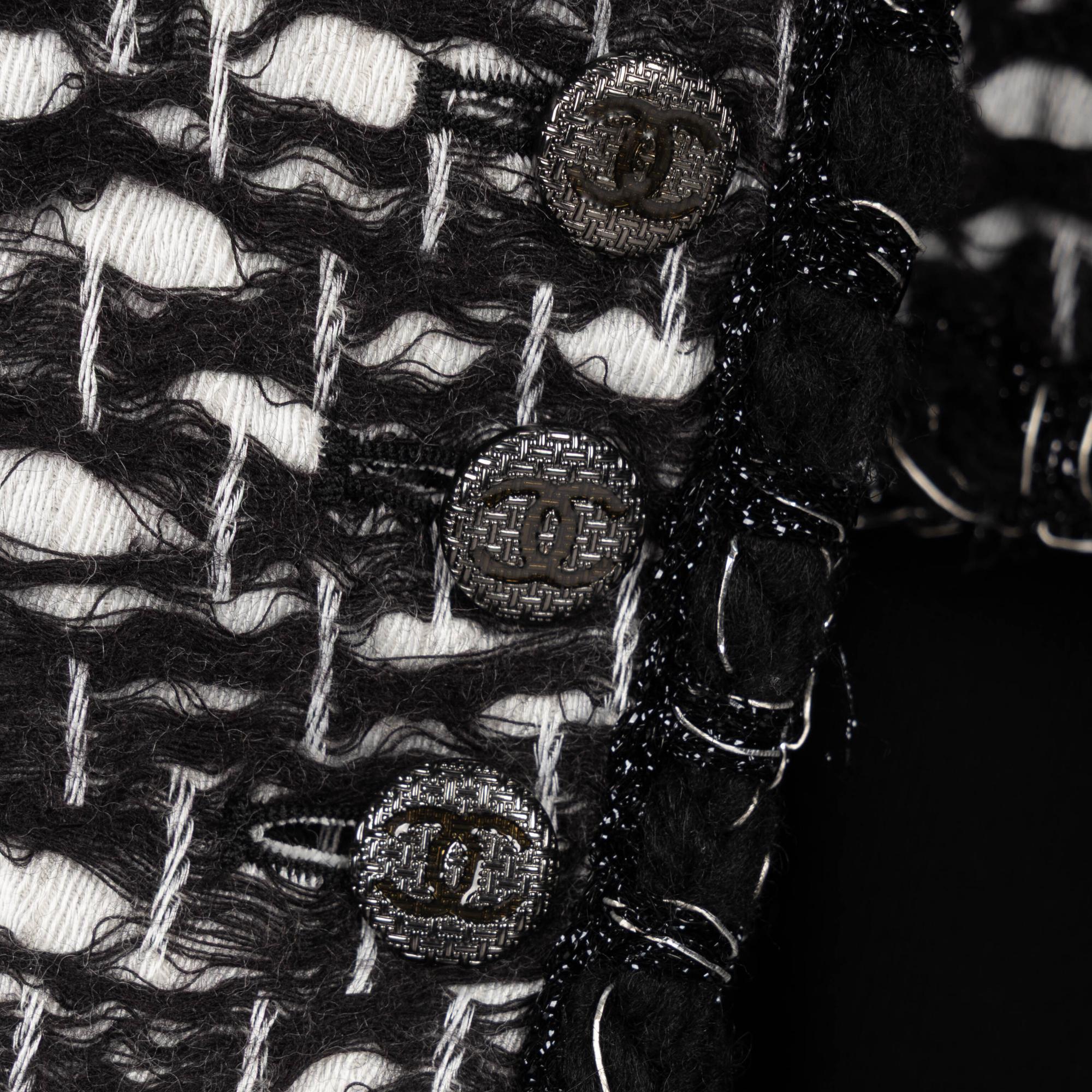 Chanel, Black & White Tweed Jacket